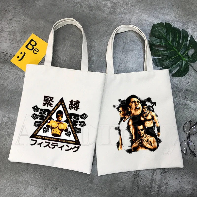 

Gachimuchi Shopper Bags Shopping Bag Tote Bag Shoulder Bag Canvas Bags Large Capacity College Handbag