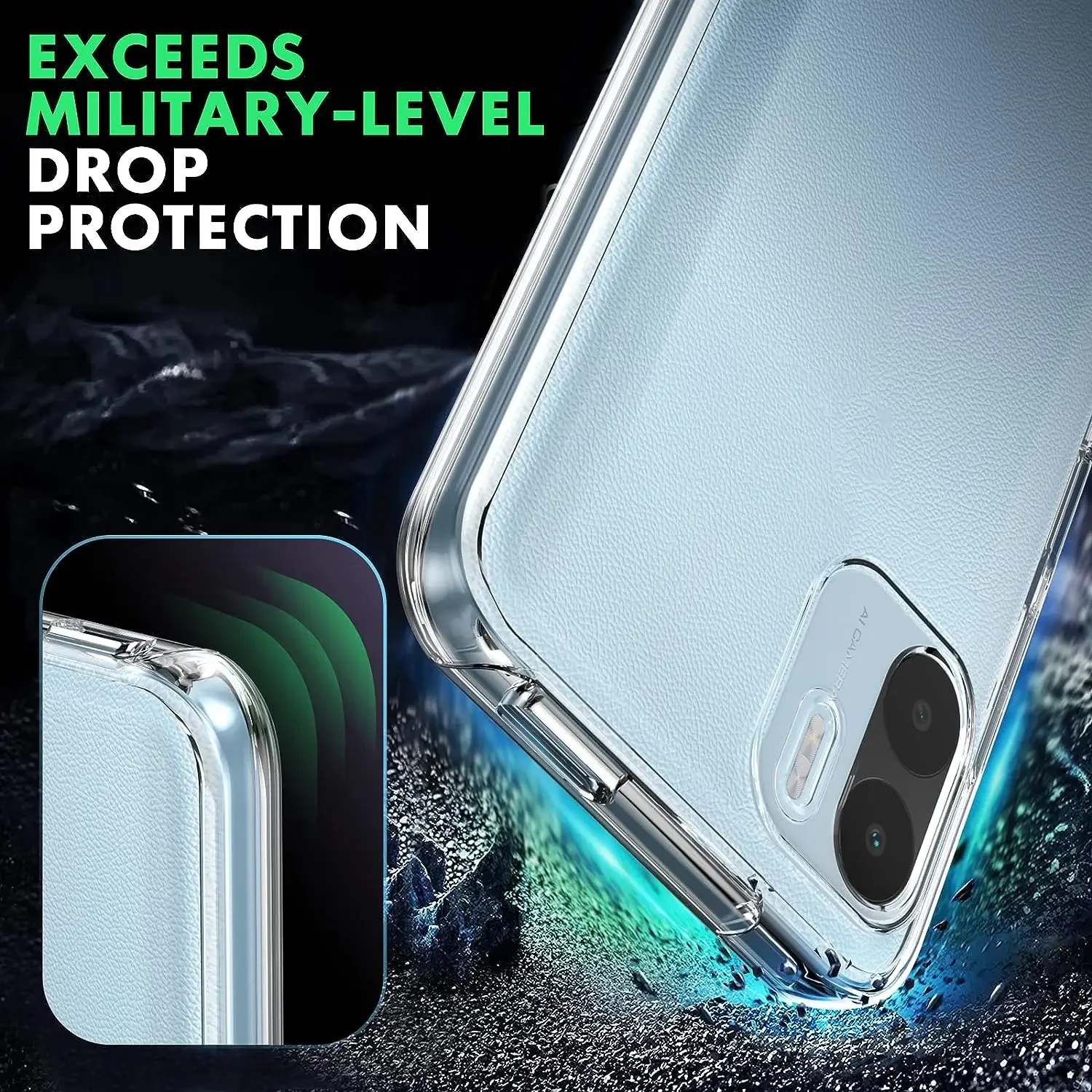 Ultimate 360° Full Body Shockproof Transparent Phone Case - Double-Sided PC Hard Cover