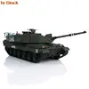 1/16 Heng Long Dark Green 7.0 Upgrade Challenger II RTR RC Tank 3908 Metal Tracks Gearbox Infrared Function BB Shooting TH17747 5