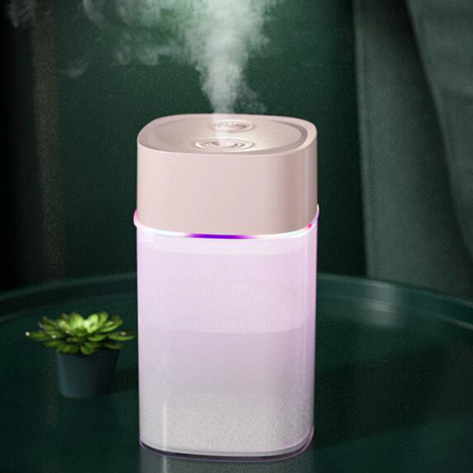 400ml Mini Air Humidifier for Car Essential Oil Aroma Diffuser Atmosphere Night Light Aromatherapy Usb Household Car Humidifier