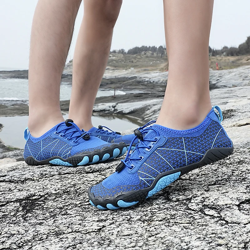 Water Shoes Men's Water Shoes Wear Resistant Trainning Sneakers Outdoor Indoor Dual Wear Non-Slip Unisex Aqua Slippers Size36-47