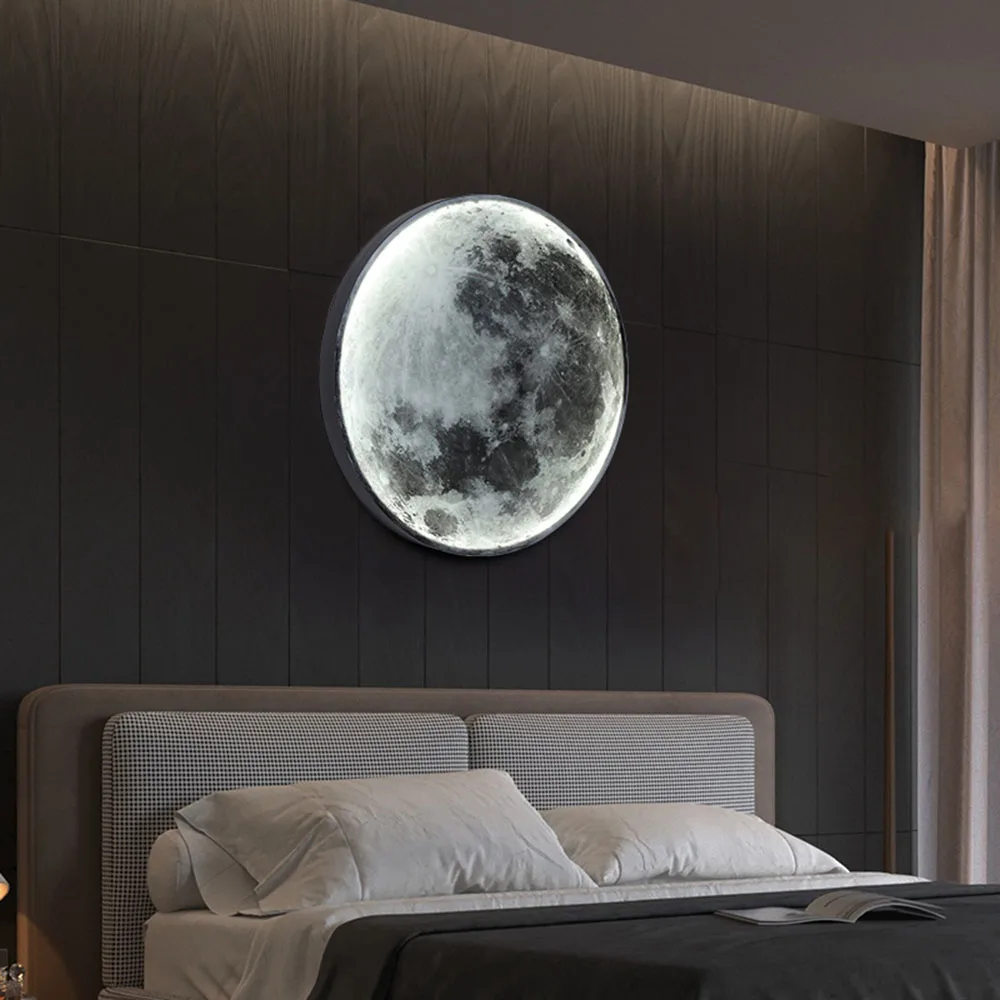 Maan Wandlamp Plug In Lunar Led Wall Licht Interieur Slaapkamer Kid Decor  Applique Murale Dimbare Achtergrond Indoor Verlichting - AliExpress, image size:1000x1000