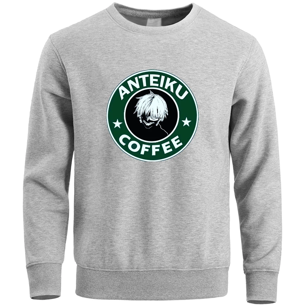 

Tokyo Ghoul Japanese Anime Ken Kaneki Coffe Pullover Hoodies Winter Warm Street Print Hoodie Top Men Crewneck Casual Sweatshirt