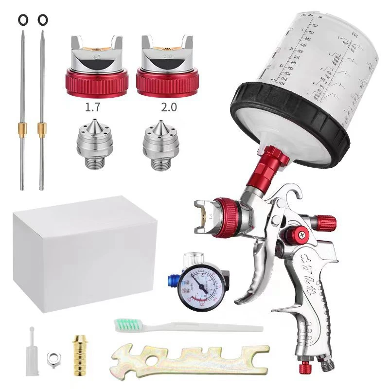 

Airbrush Car Spray Paint Upper And Lower Pot Top Paint Sheet Metal High Atomization Spray Tool