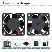 4CM 2Pin Brushless Cooler DC 24V 12V 5V 40x20mm Mini Computer Case Cooling Fan 4020 Cooling Fan Replacement for 3D Printer 6