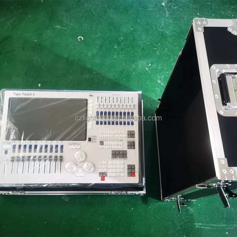 타이거 터치 프로 V16 디스코 DMX 512 라이트 콘솔, 수동 스위치 DJ 컨트롤러, 맞춤형 로고 라이트 컨트롤러, 공장 도매