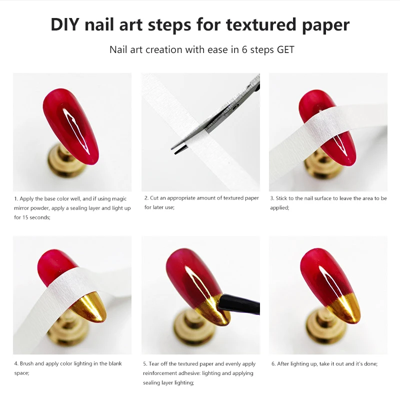 Nail Art Tools 1 Rolls Professional Grade Masking Nail Art Tape Rolls Creative Striping Line Guide Tapes for DIY Manicure Pattern