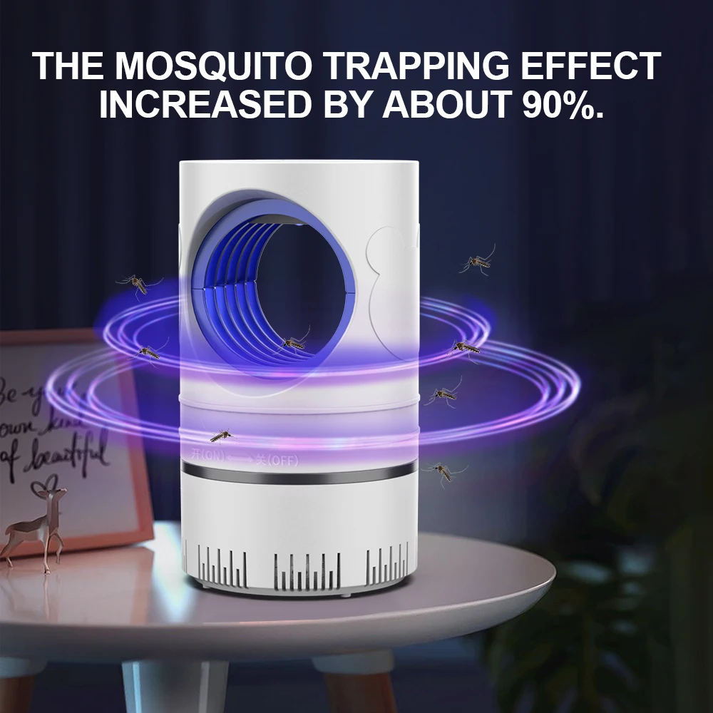 USB Powered mosquito killer lamp mosquito lamp Quiet Uv Killer Lamp Pest Control Summer Mosquito Protection Zapper