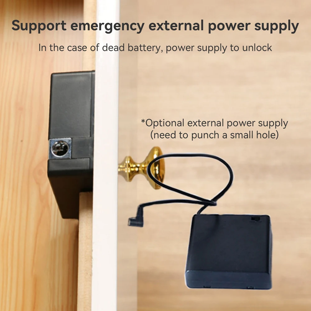 Smart Door Lock,Smart Lock,Electronic Lock,Smart Home Drawer Electronic Lock,Hidden DIY Wooden Cabinet,Smart Door Lock IC Card Sensor,TTLOCK APP Unlock Security Protection