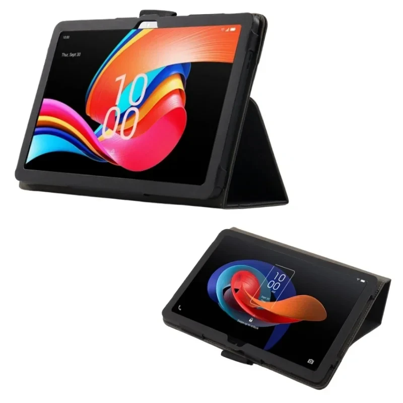 Premium Folio PU Leather Stand - Magnetic Handheld Cover