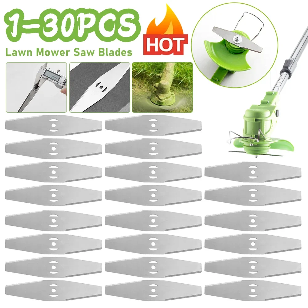 1-30pcs Cutting Grass String Trimmer Saw Blades Professional Handheld Lawn Mower Replacements Blades Fittings for Garden Lawn