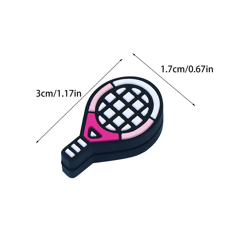 Vibrant Multi-Color Silicone Shock Absorber for Tennis, Squash, and Badminton