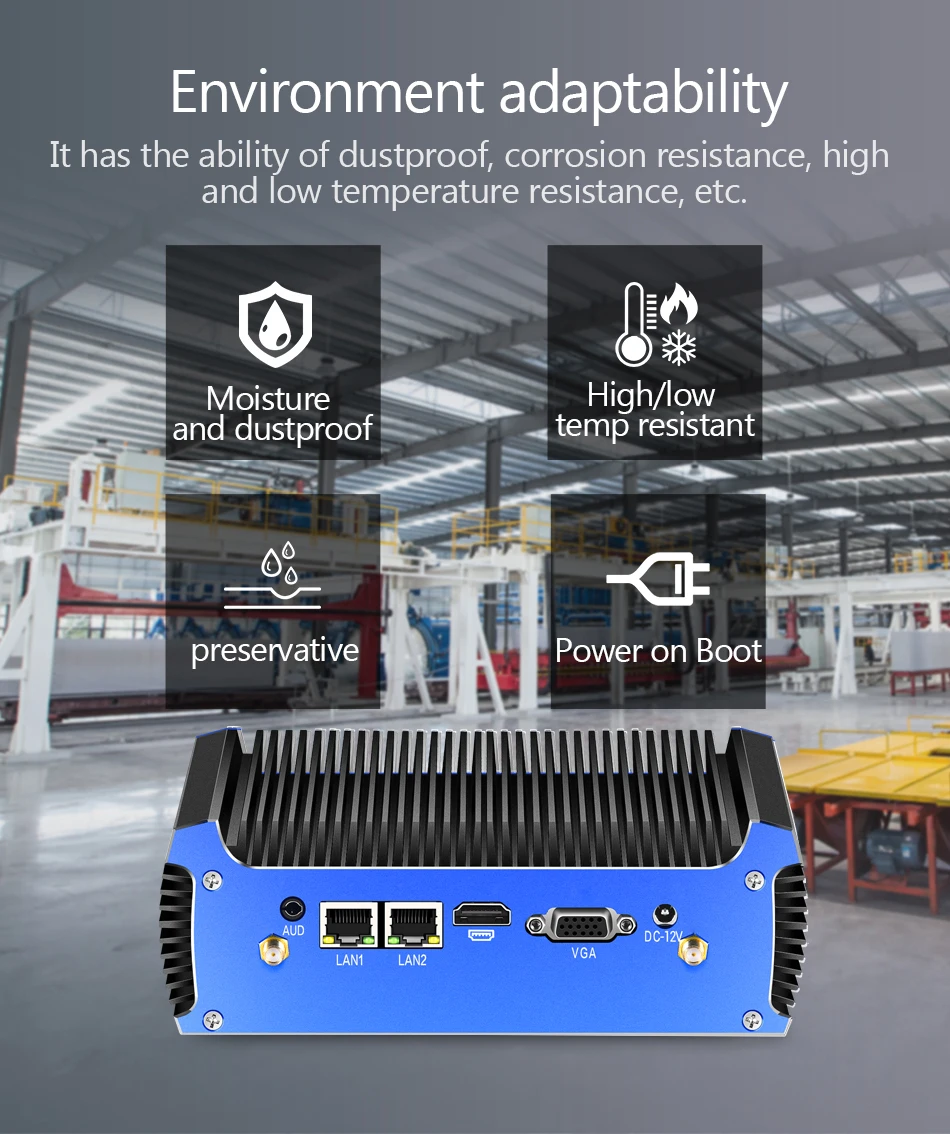 Рисунок 3 - Безвентиляторный промышленный мини-ПК