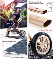 Nouveau Poussette bébé 3 en 1 haute paysage poussette inclinable landau pliable poussette bébé couffin Puchair nouveau-né 3