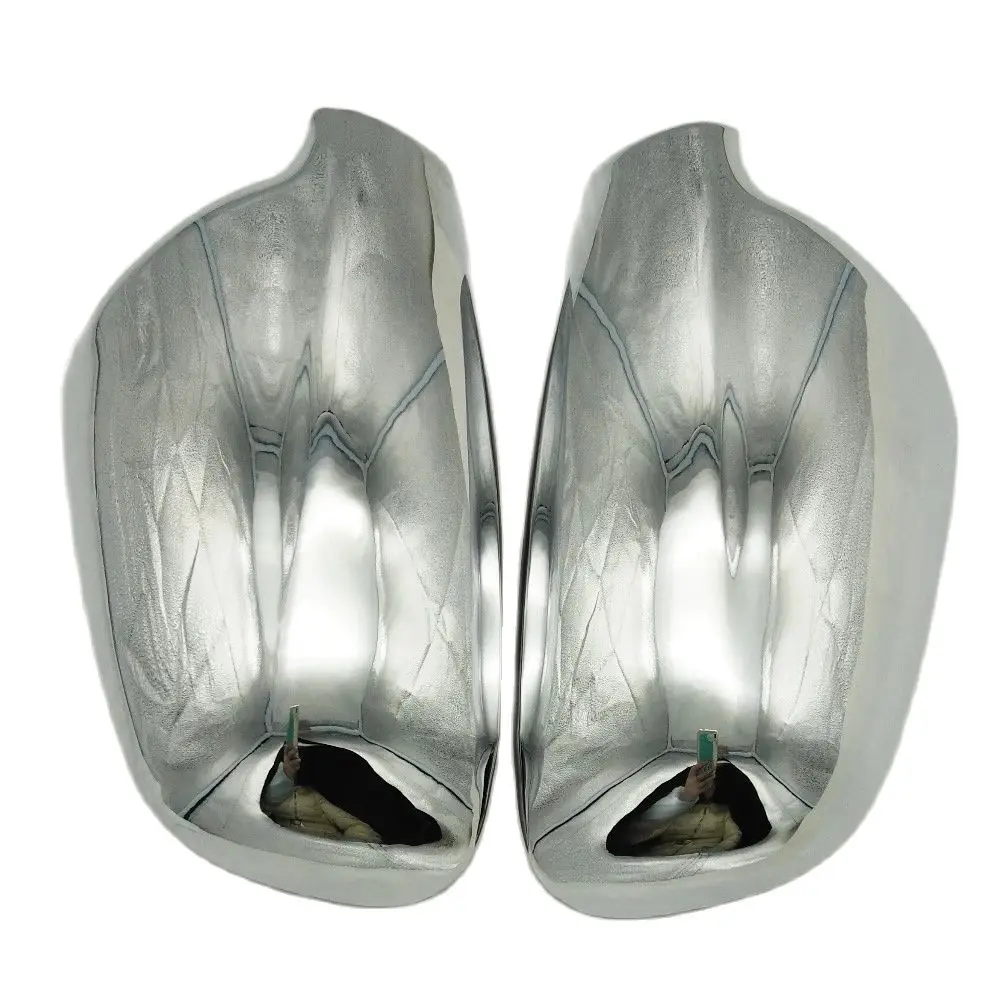 Door Side Wing Rearview Mirror Case Side Mirror Chrome Cover For Peugeot 307 CC SW 407 2004-2012 Accessories 2pcs Car Styling