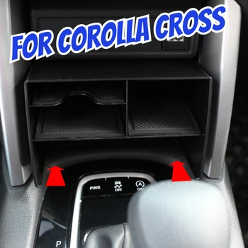 Scatola portaoggetti per auto per Toyota Corolla Cross XG10 2021~2024 2022 2023 Contenitore portaoggetti per console centrale Imballaggio di articoli vari
