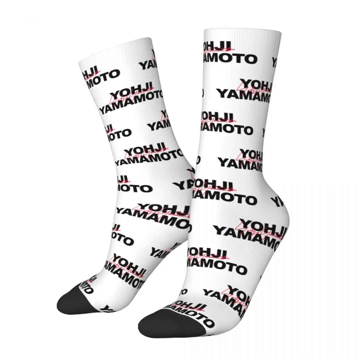 

Harajuku Unisex Socks Yohji Yamamoto Merch Cute Skateboard Dress Socks All Season