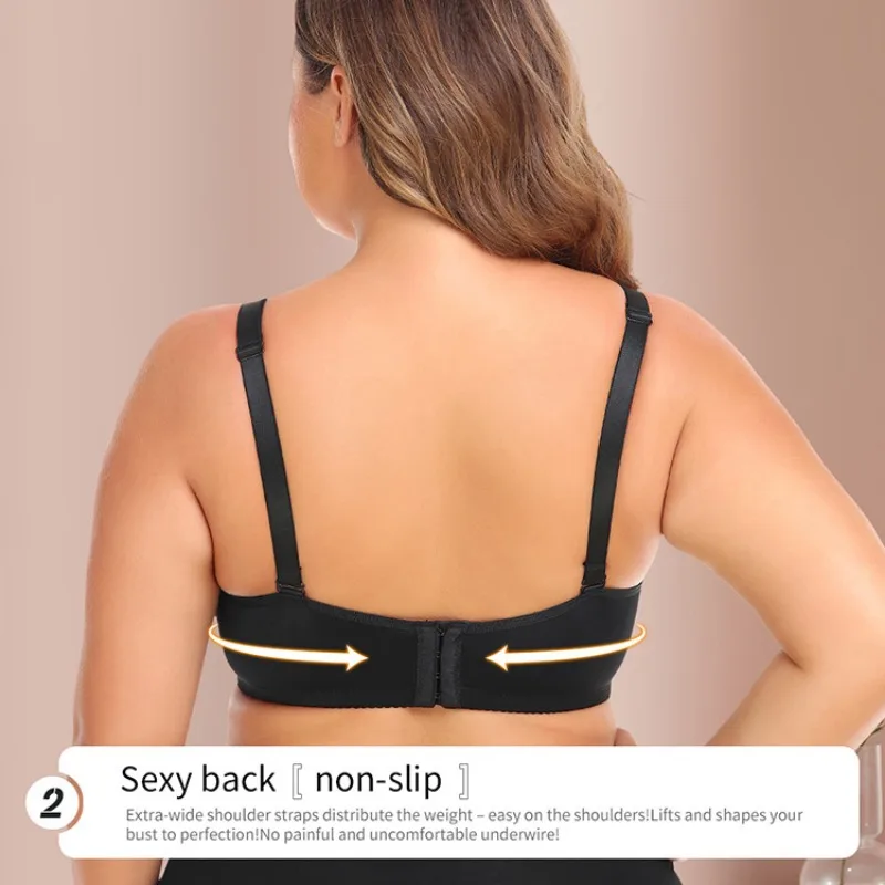 Sports Bra Plus Size No Underwire Underwear American Back Vest Lace 6XL