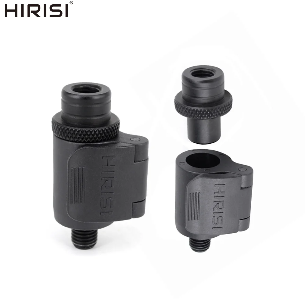 Connecteur rapide aluminium Hirisi AQ211 pour alarmes pêche - Accessoire pod et bank sticks
