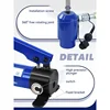 home. Hydraulic Knockout Punch Electrical Conduit Hole Cutter Set KO Tool Kit 1/2 to 4 inch (15T(1/2"-4")) US(Origin) 3