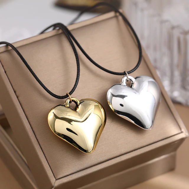 Heart cord necklace - Accessories - Women