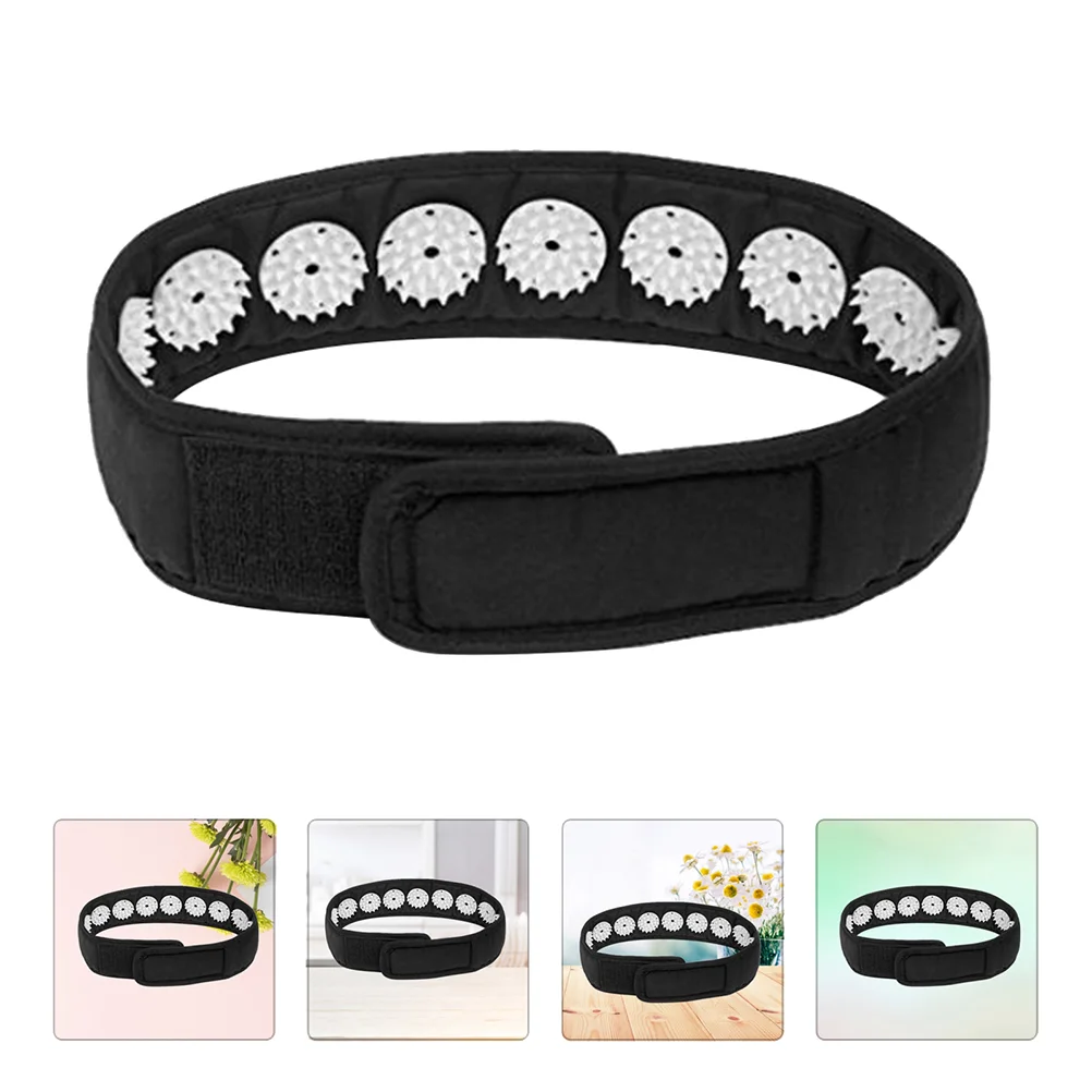 Neck Massager Acupressure Strap Head Belt Wireless Headband for Pain Relief