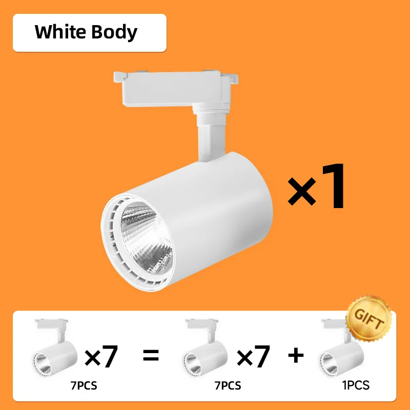 ตัวเลือกสินค้า ไฟติดราง LED สปอตไลท์ 220V สำหรับห้องครัว ร้านค้า บ้าน