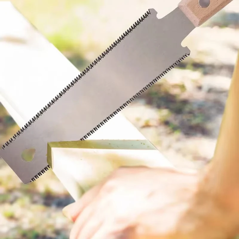 Xiaomi Hand Saw 6-inch Double-sided Saw Household Woodworking Tools Diy Flexible Blade Fine Tooth Precision Flush Cutting Flat