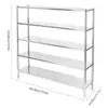 Adjustable Stainless Steel Storage Shelves 5 Tier Industrial Shelving Garage Warehouse Kitchen 3