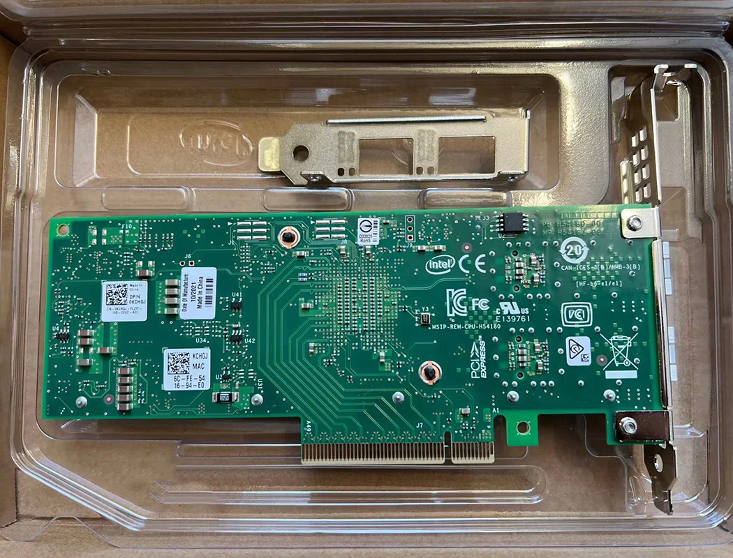 NEW DELL KCHGJ 0KCHGJ Y5M7N 0Y5M7N INTEL X710-DA2 DUAL PORT 10GB SFP+ FULL HEIGHT NETWORK ADAPTER