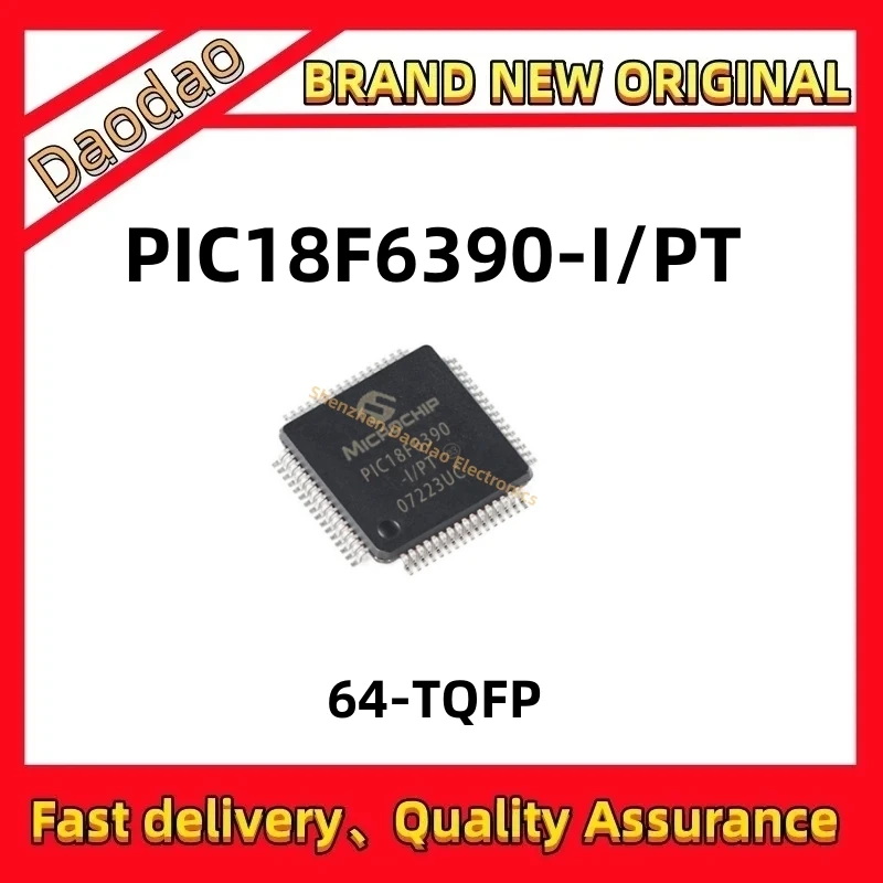 PIC18F6390-I/PT pic18f6390 QFP64 8-bit microcontroller -MCU