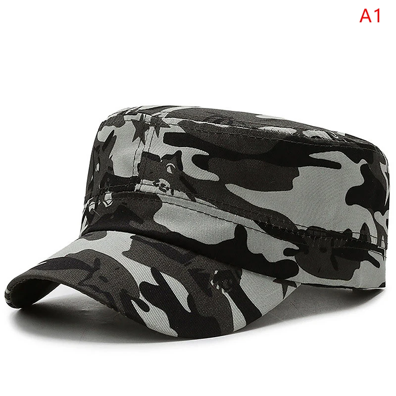 כובע בייסבול מתכווננת קיץ כובע קרם הגנה camo צבא קמפינג הליכה כובעי דיג