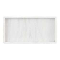 Multi-Purpose Silicone Bathroom Countertop Organizer and Decorative Display Tray - M (MULTI)