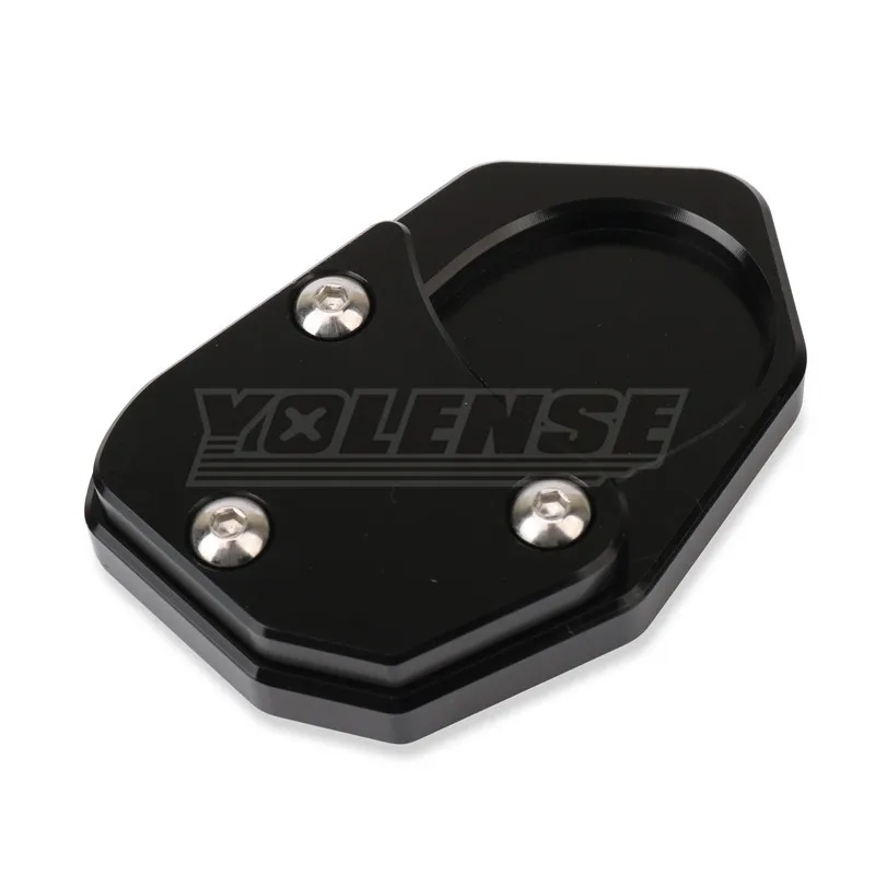 Motorcycle CNC Kickstand Extension Pad Support Plate Enlarge Stand