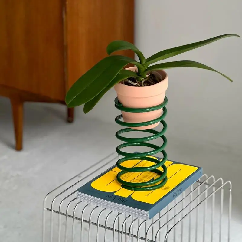 Ins Korean Flower Stand Creative Plant Riser Balcony Greenery Decor Shelf Stylish Indoor Pot Base For Home and Garden Decoration