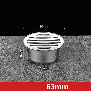 ท่อระบายน้ำที่พื้นระเบียงกลางแจ้งป้องกันการระบายน้ำที่ครอบหลังคากระโปรยปรายที่ครอบท่อระบายน้ำบนดาดฟ้าสแตนเลสขนาด50-200มม. 15