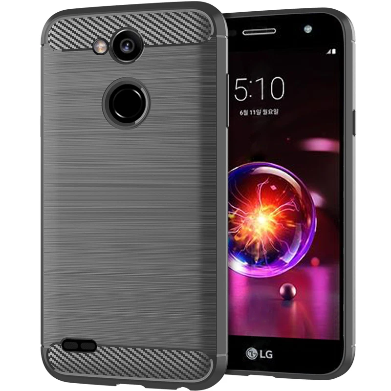 Shockproof Carbon Fiber Silicone Phone Case - Soft TPU Cover