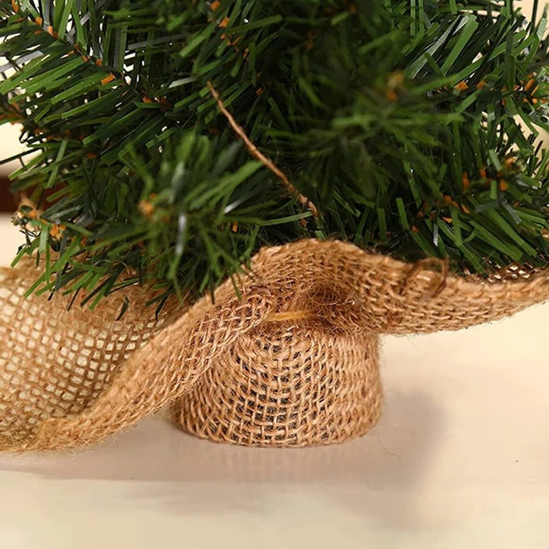 Mini sapins de Noël de bureau pour la décoration de la maison, bricolage pour enfants, artisanat, nouvel an, ornement de Noël, 20 cm, 30 cm, 40cm