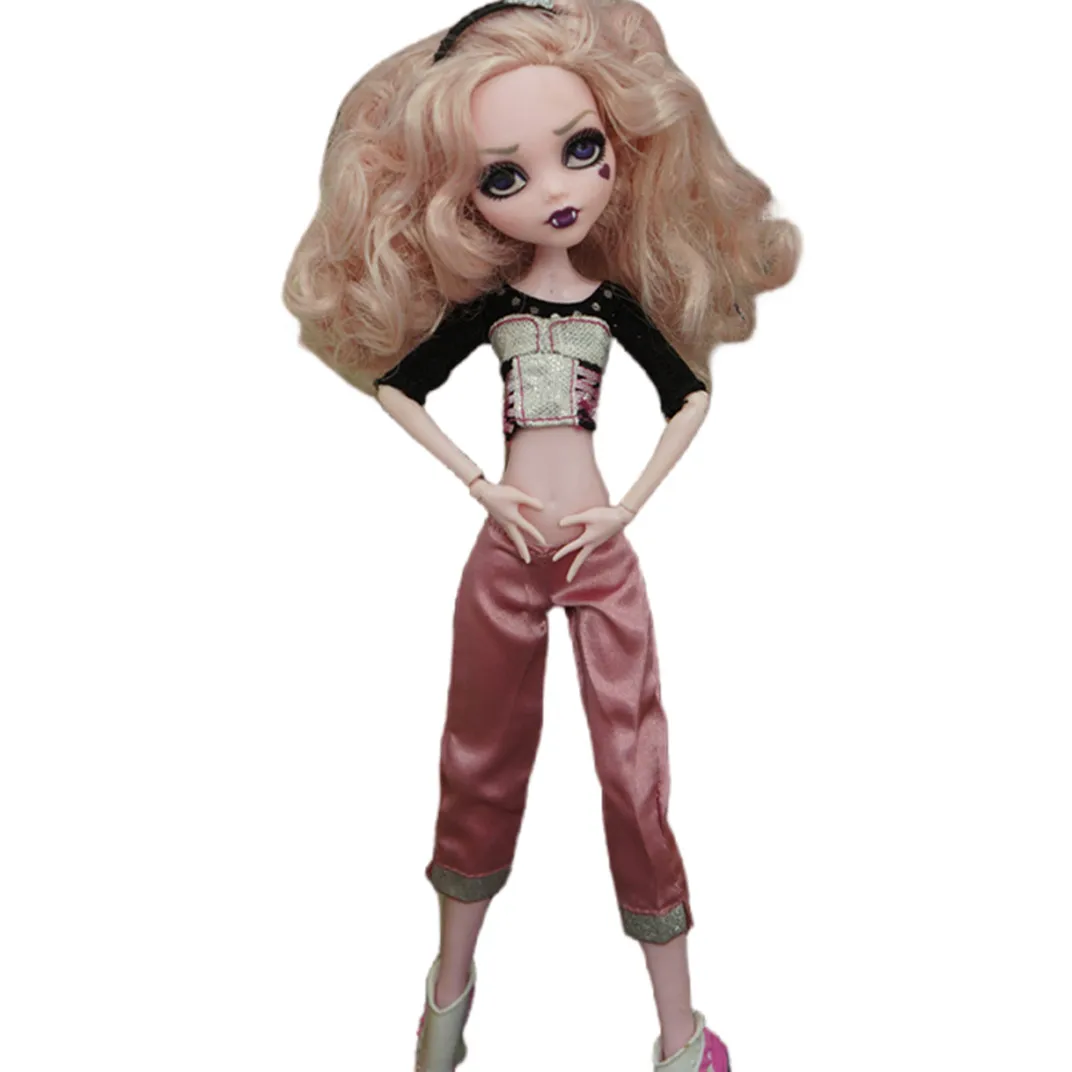 Monstering High Doll Clothes Set Slim 1/6 Doll Personality Doll Clothing Set Handmade Outfit Pants Skirt Blouse Doll Decors 3