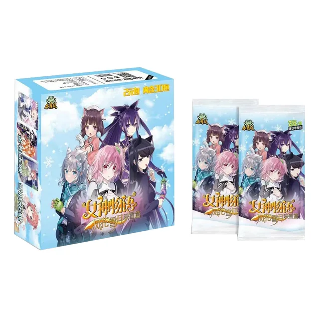 Original Goddess Story EVA Collection Anime Goddess Cards Child Kids Birthday Gift Game PTR Cards Table Toys for Family Gifts 4