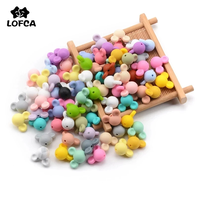 30pcs Silicone Teething Beads for Baby