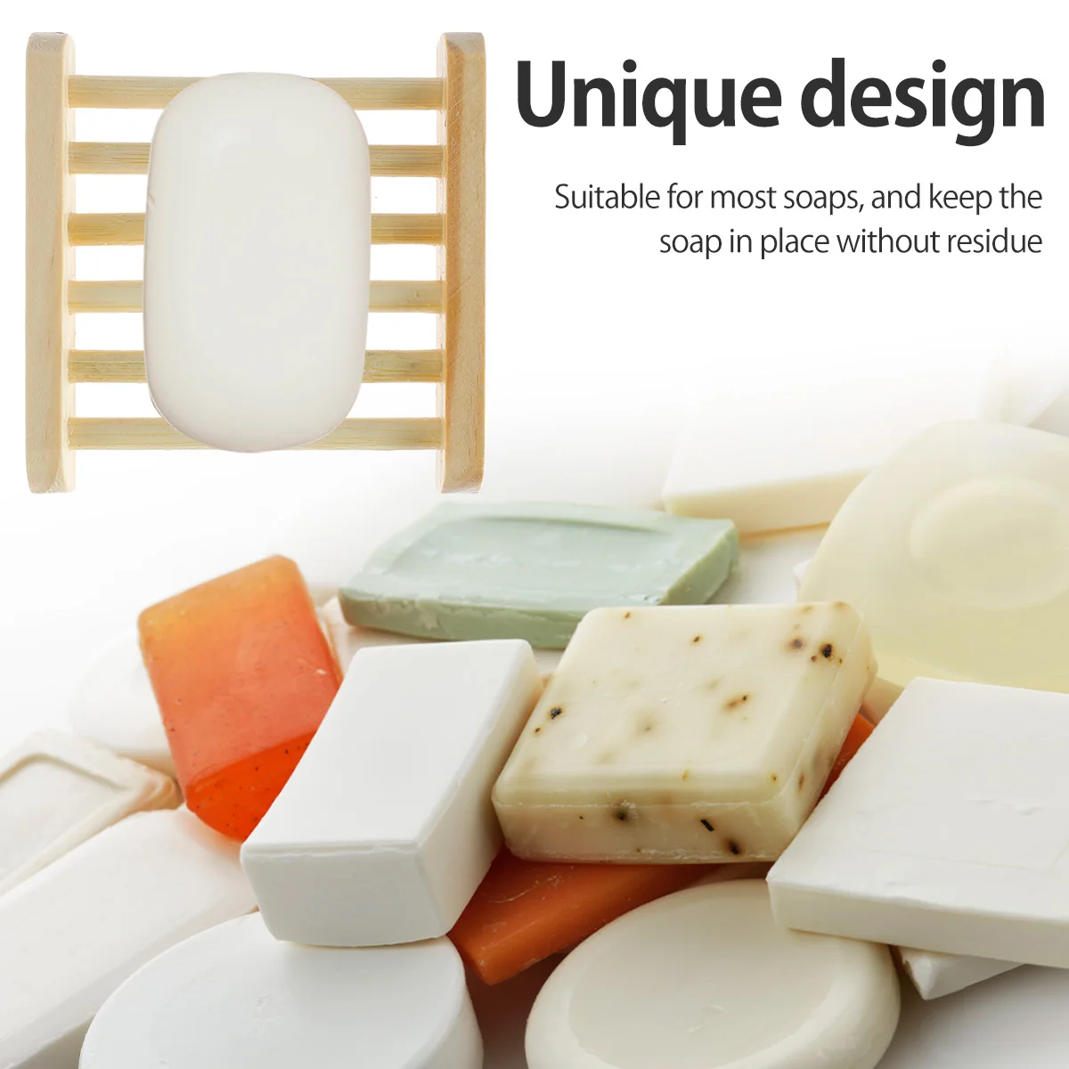 Soap Holder 10/20/30 Piece Home Wood Bathroom Self-Draining Hand Craft Tray soap holder shower soap tray soap dish rack