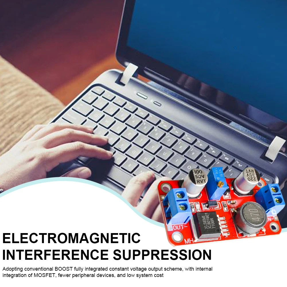 XL6019 Booster Power Supply Module 3V-40V To 5V-45V Automatic Boost Step-Up Board High Power for Handheld Device Power Supply