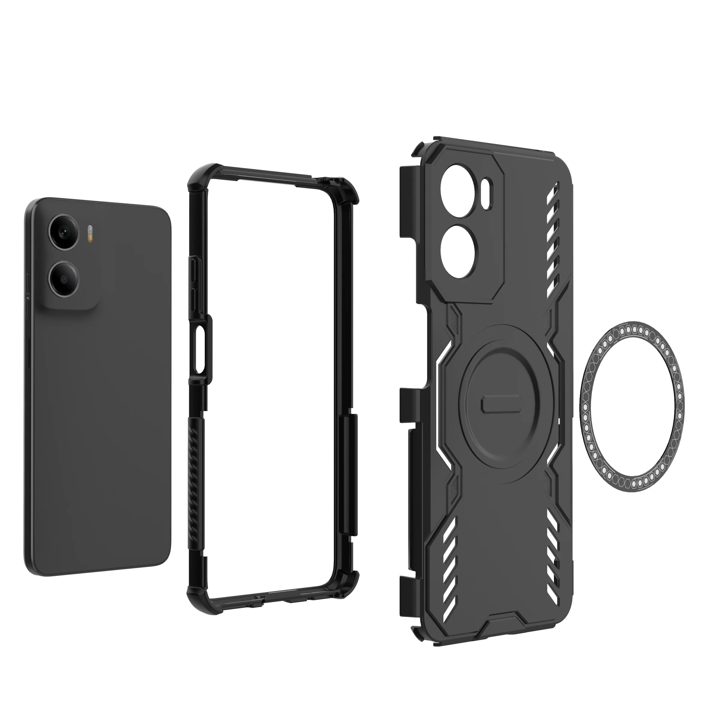 Heat Dissipation Magnetic Shockproof Protective Case with Matte Finish