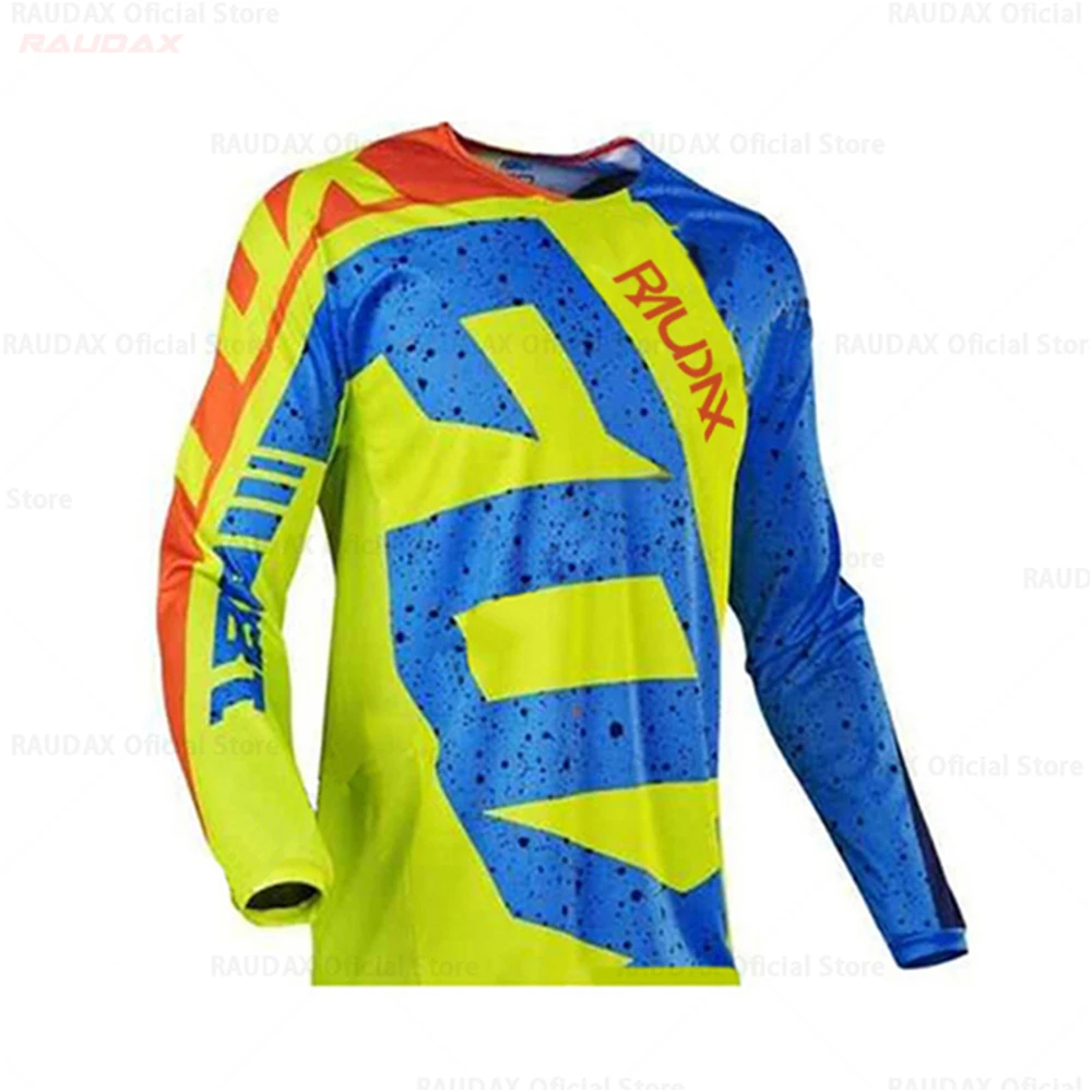 Cycling shirt Sports Team Downhill Jerseys Long Sleeves MTB Bike Shirts Offroad DH Motorcycle Jersey Motocross Sportwear Clothing