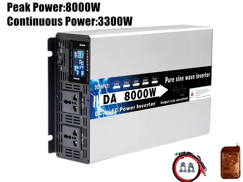 8000W 3300W Remote