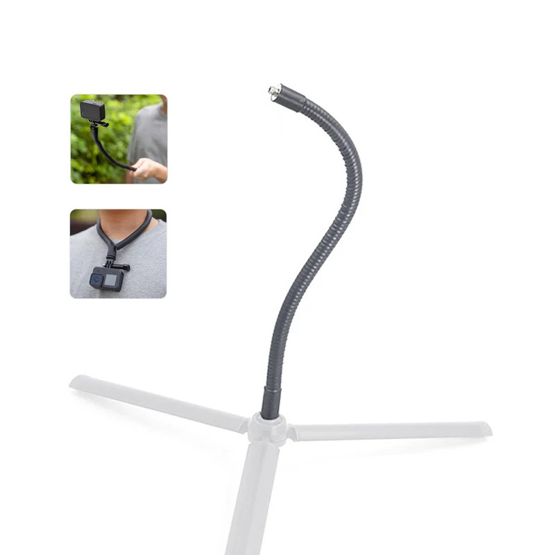 

Mini Action Camera Hose Mount 1/4" For Gopro Insta360 DJI Action Camera Octopus Tripod Phone Holder Clip Stand Flexible Mount