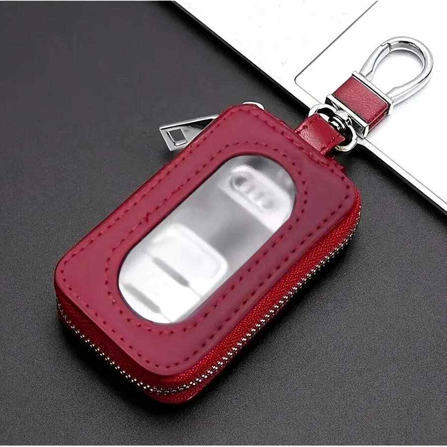 Premium PU Leather Key Holder Pouch