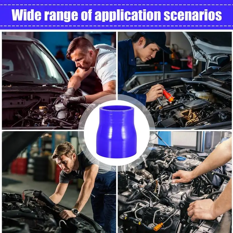 Car Engine Reducer Hose Straight Coupler Hose Fittings Car Turbo Intake Pipe Pipe Connector Coupler Silicone 51-63mm Engine