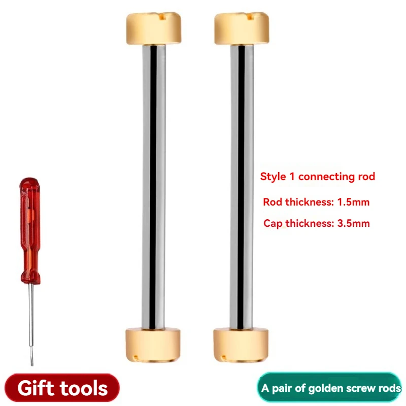 Premium Stainless Steel Watch Band Screw Rod for Fiyta and Rossini 18mm